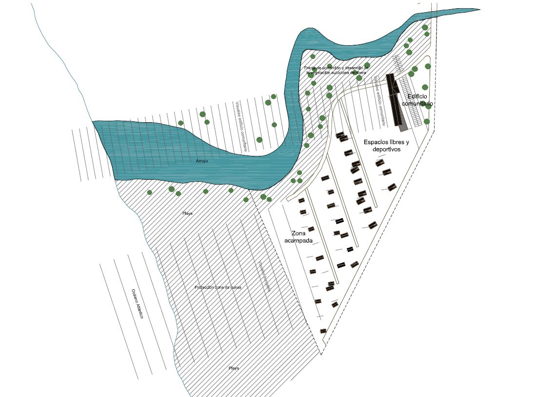 implantacion_cañosdemeca_estudigaau obra de remunta de madera en Barcelona